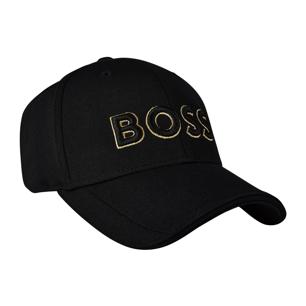 Hugo Boss Us Stretch Pique Cap - Blk/Gold 001